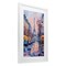 Stupell Industries Paris Street Abstract City Framed Print Under Glass, design by Petal Prints Design